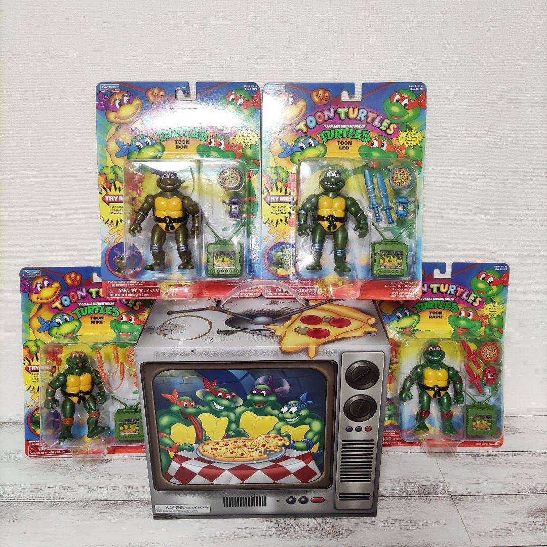 Amazon.co.jp: トゥーン タートルズ 4体セット 復刻版 XG70JPS3 : おもちゃ