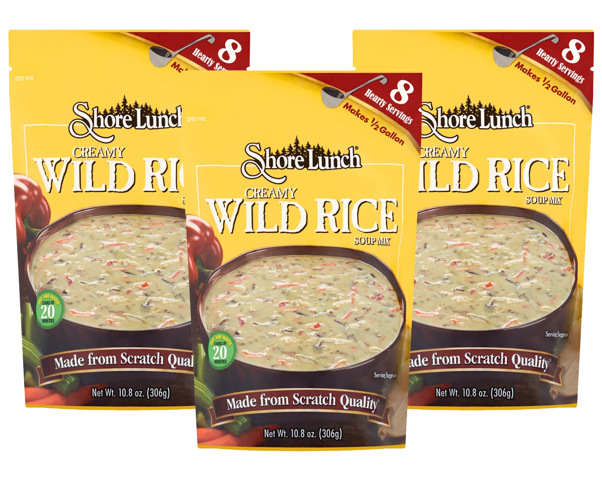 Shore Lunch Creamy Wild Rice Soup Mix, 10.8000-Ounce (Pack of 3)