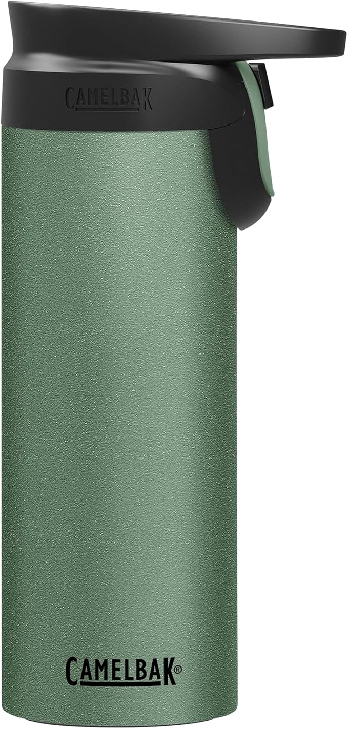 CamelBak Forge Flow Insulated Stainless Steel Travel Mug, Leak‑Proof One‑Handed