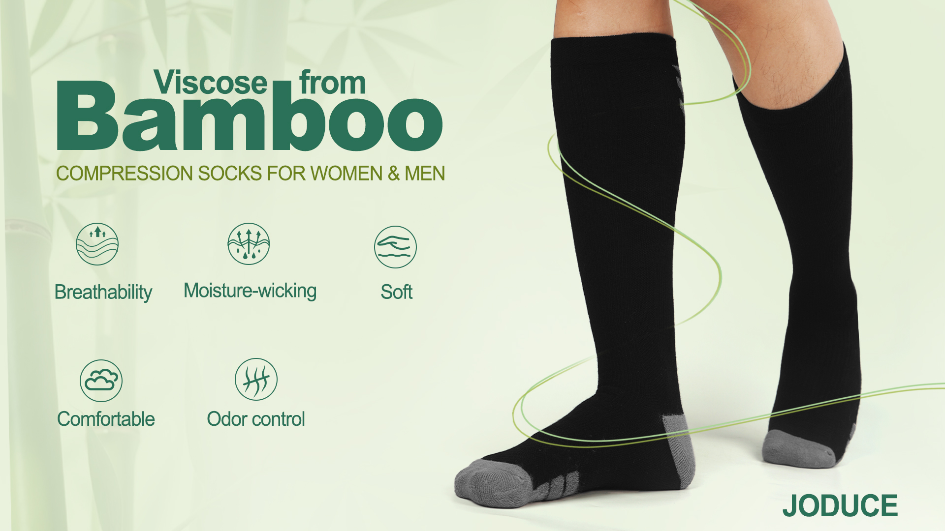Amazon.com: JODUCE Viscose from Bamboo Compression Socks for Women