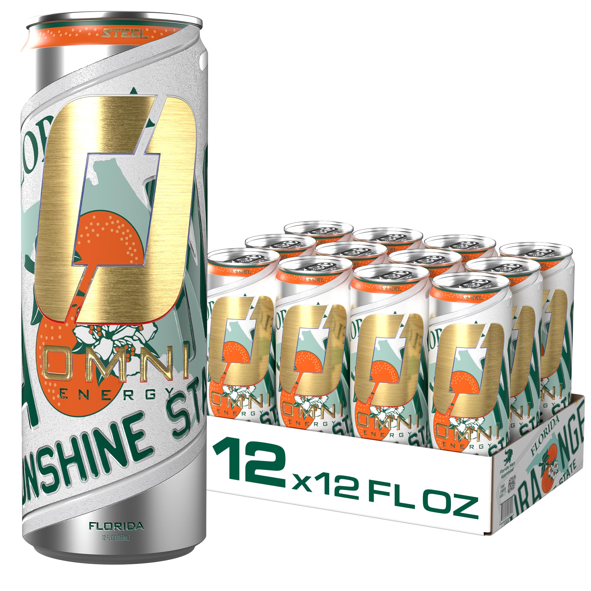 Amazon.com : OMNI Energy Drink Florida 12pk (Pack of 12) | 200mg