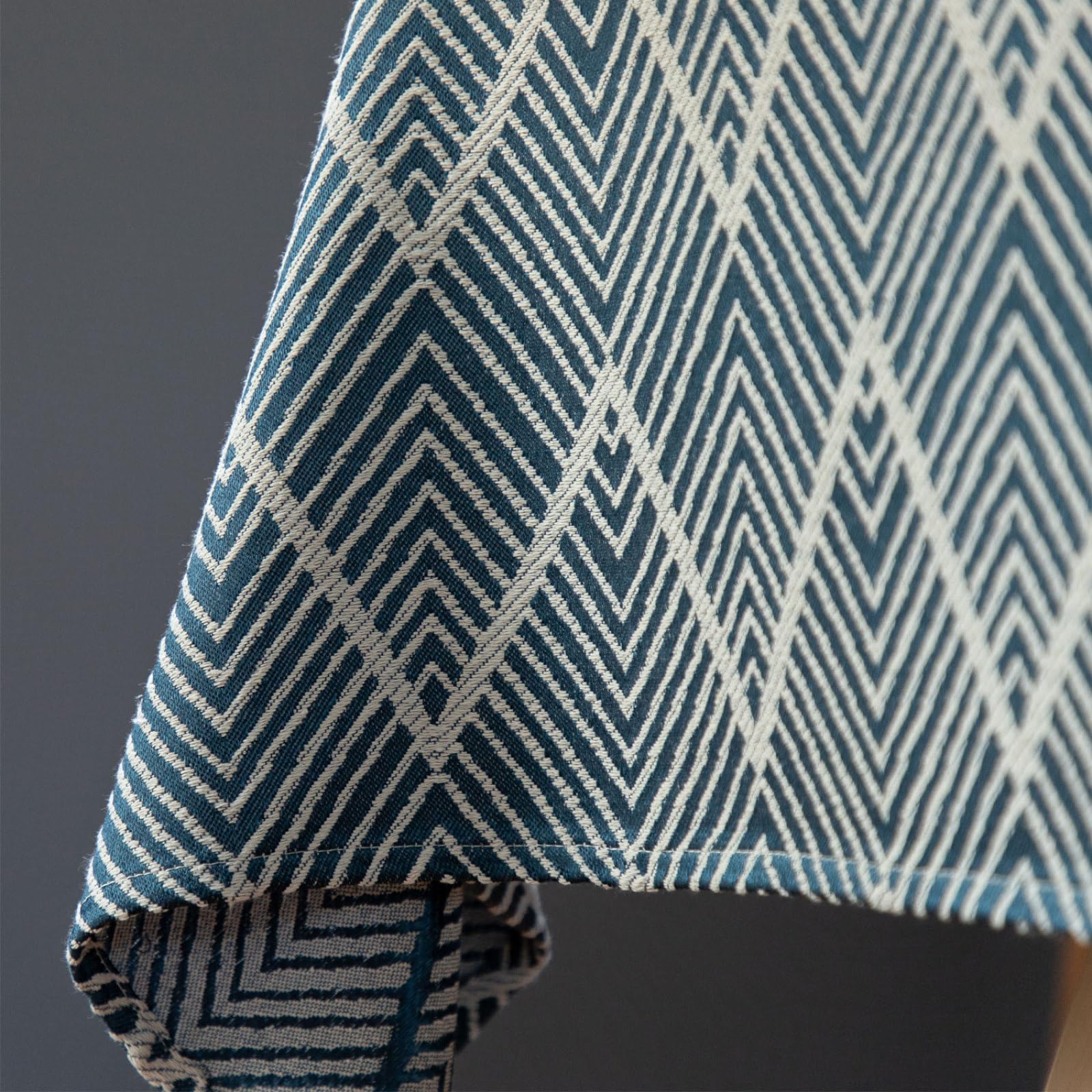 135x260cm Tischdecke Rechteckige wasserdichte Abwaschbar Tischtuch Elegant Baumwolle Leinen Rechteckig Tischwäsche Tischdecke mit Für KüChe Essen Parteien Navy blau