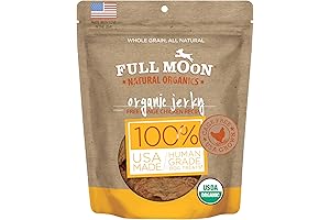 Full Moon USDA Organic Chicken Jerky: Healthy All Natural Dog Treats for Happy Tails