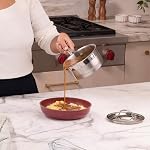 Lagostina Moderna 12-Piece Stainless Steel Cookware Set, Commercial Capsule Base, Induction Safe Pots and Pan Set Includes Saucepan, Casserole, Dutch Oven & Lids, Oven Safe up to 400°F / 204ºC