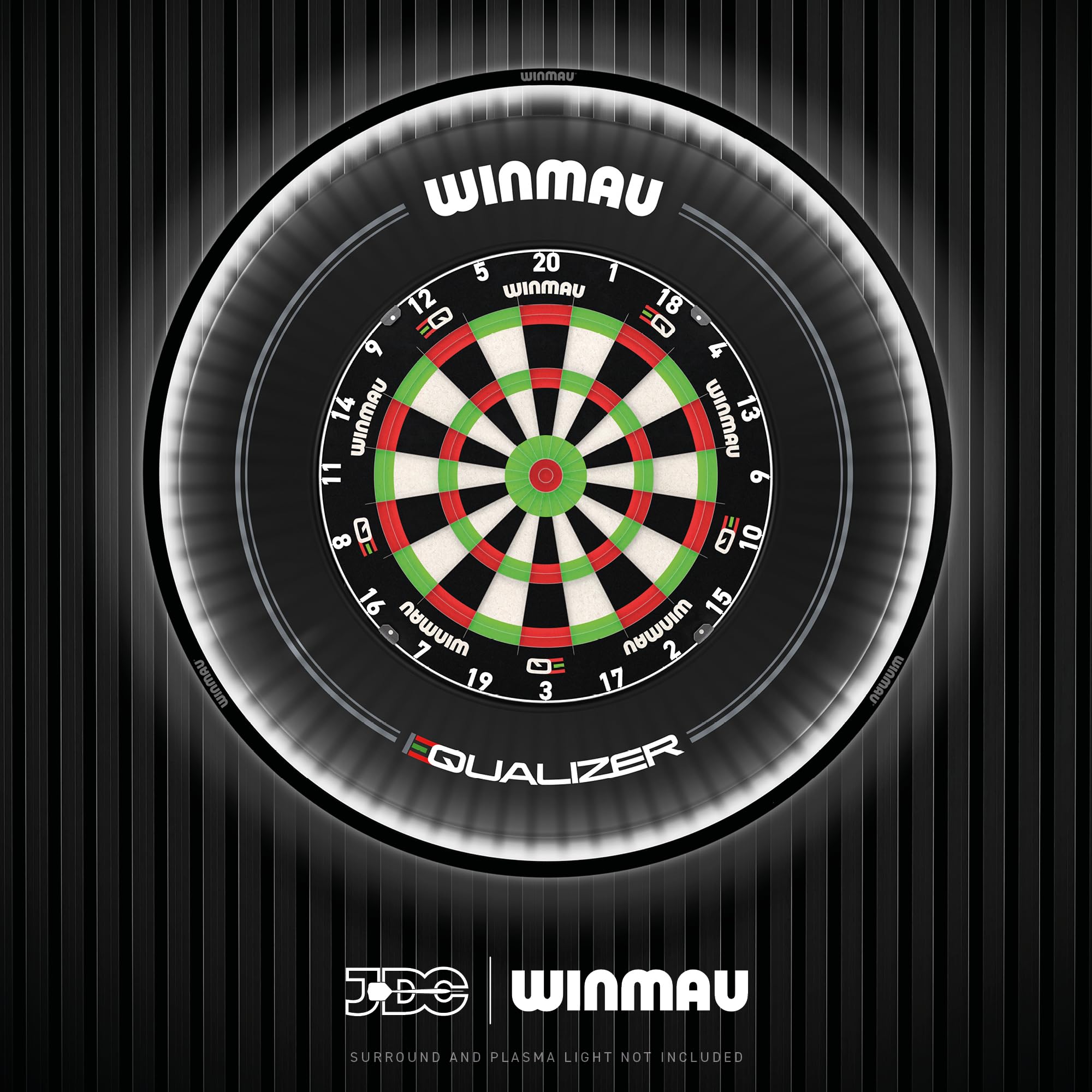 WINMAU Dart Board – Equalizer tarcza do darta dla dzieci – technologia Dual-Core – profesjonalna tarcza treningowa dla juniorów