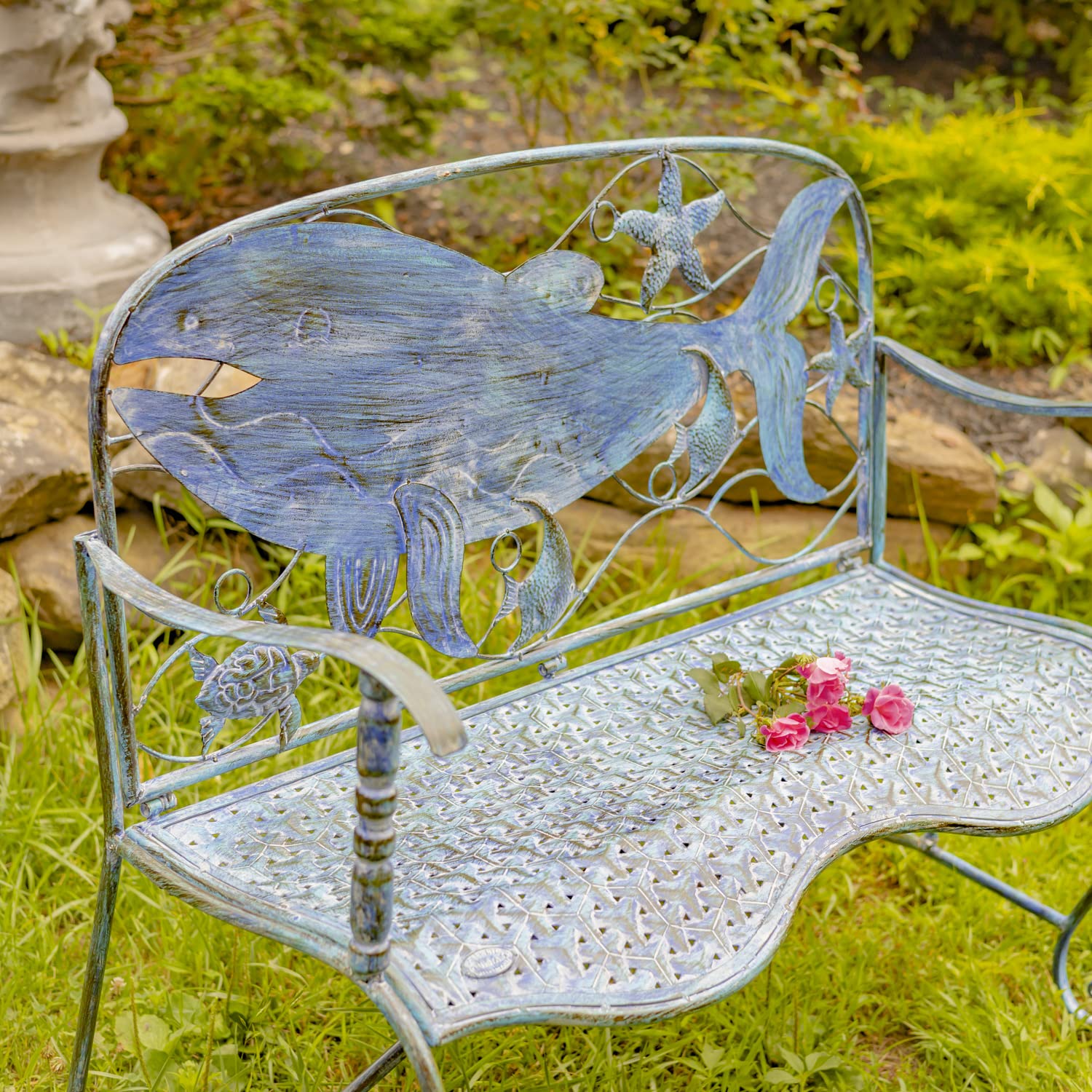 Amazon.co.jp: Lesera Ltd.コースタルブルーメタル家具コレクション