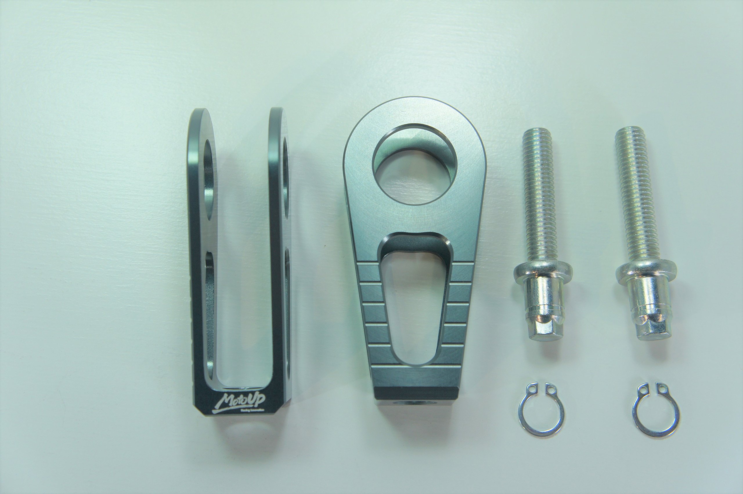 Amazon | MotoUP オリジナルチェーンアジャスターセット ガンメタ