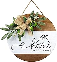 Vista 1 de JOY CHOICE Letrero de madera para colgar en casa de campo, para sala de estar, pared, porche, al aire libre (estilo A)