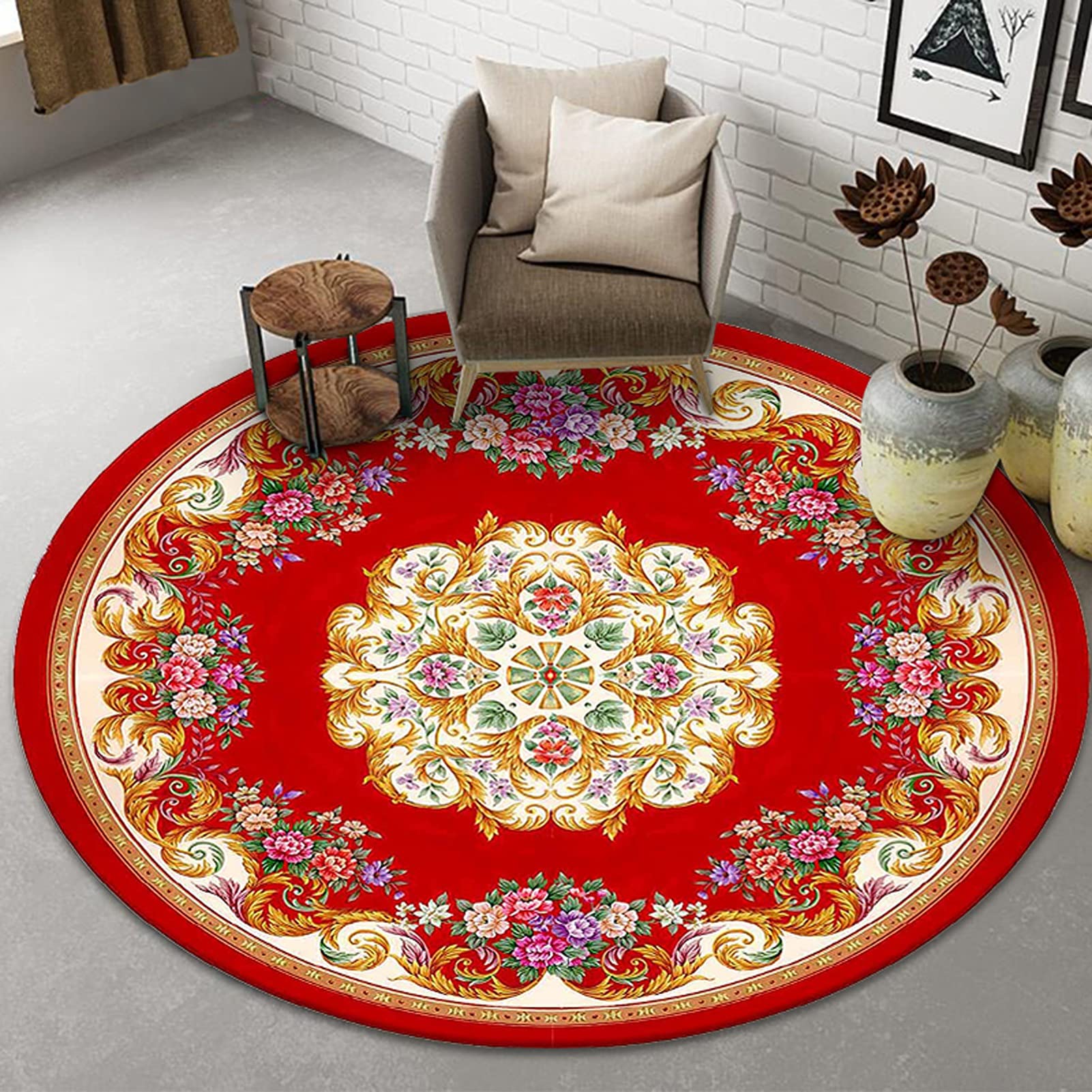 Tapis de sol rétro classique 180cm pour harmoniser un salon ou une grande cuisine