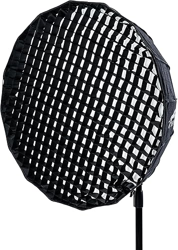 Miniatura 3 de Cheetah Stand QSB-34 Softbox (Bowen+Speed Bracket) con rejilla de caja de huevos y caja de luz estilo paraguas de liberación rápida - Compatible con