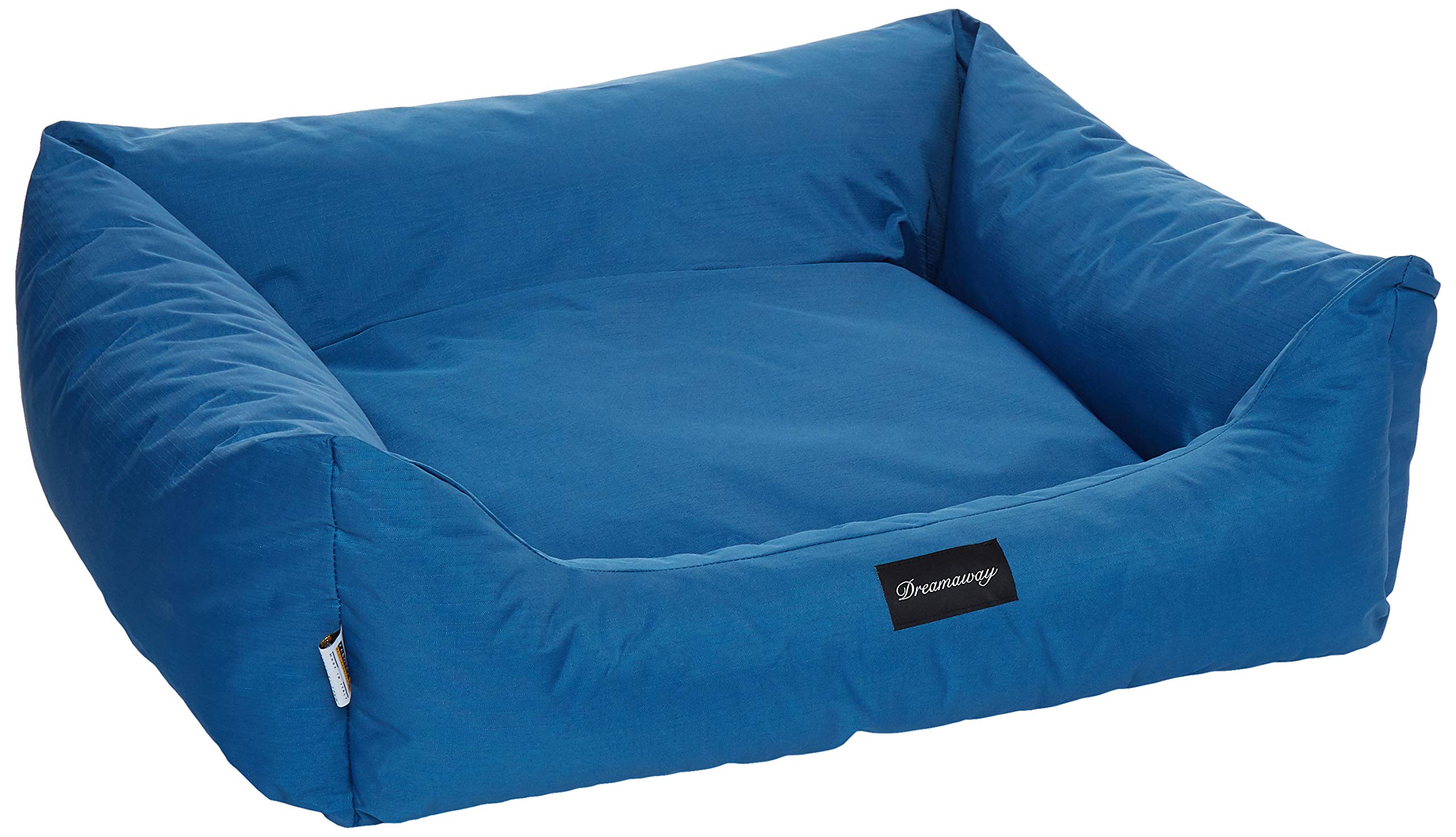 Petit Sofà Boston Petrolio 100X80X25 per Cani E Gatti, Multicolore, Unica