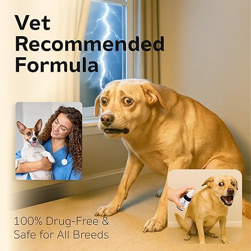 Miniatura 6 de Warren London Spray calmante de aromaterapia para perros, mezcla de aceites esenciales de 2.5 onzas (lavanda, vetiver, salvia clara y naranja dulce)