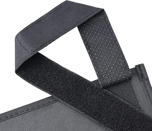 Miniatura 6 de Organizador colgante para mesita de noche, organizador de almacenamiento para revistas, teléfono, control remoto (5 bolsillos, café)