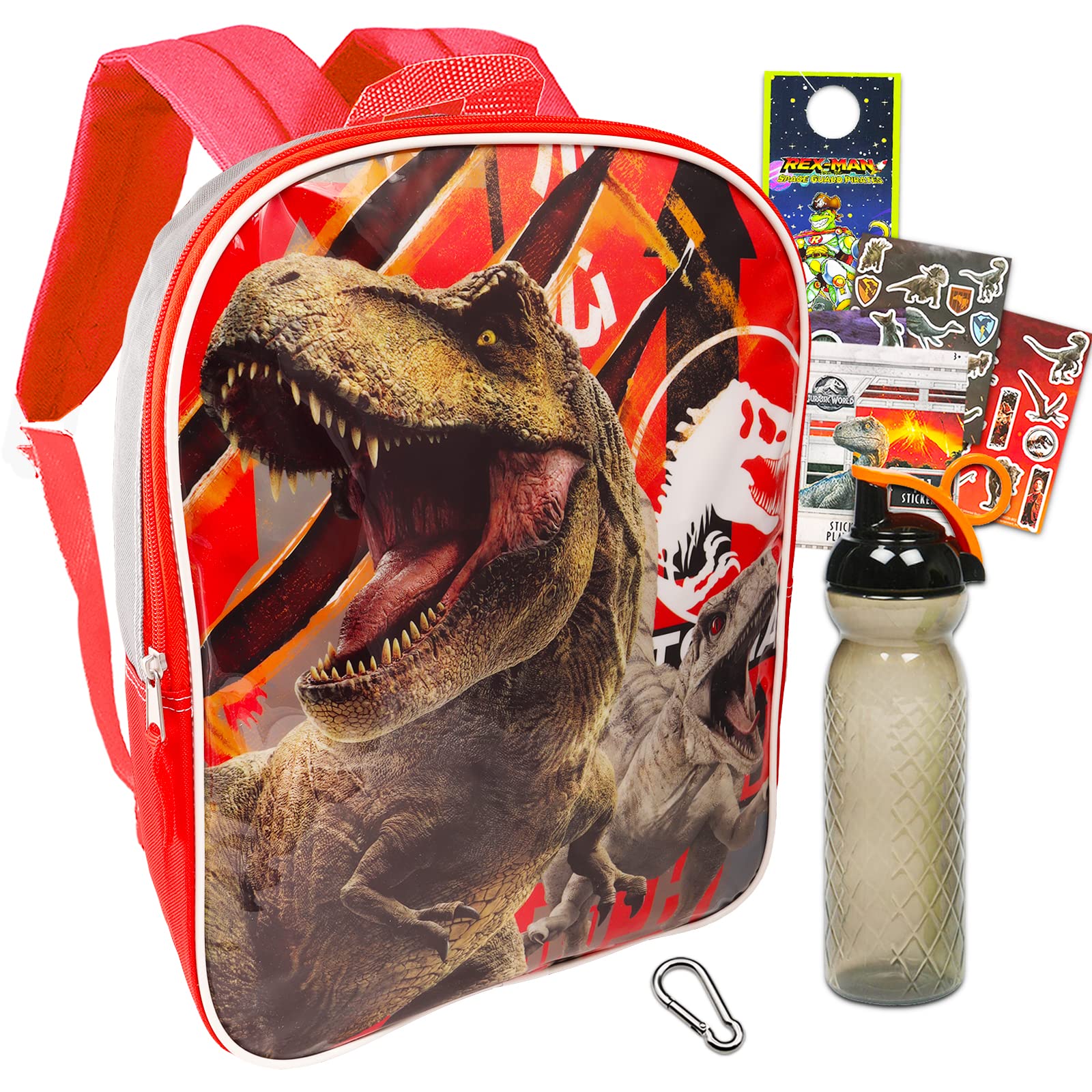 Buy Jurassic World Backpack for Boys, Kids 5 Pc Bundle with 16