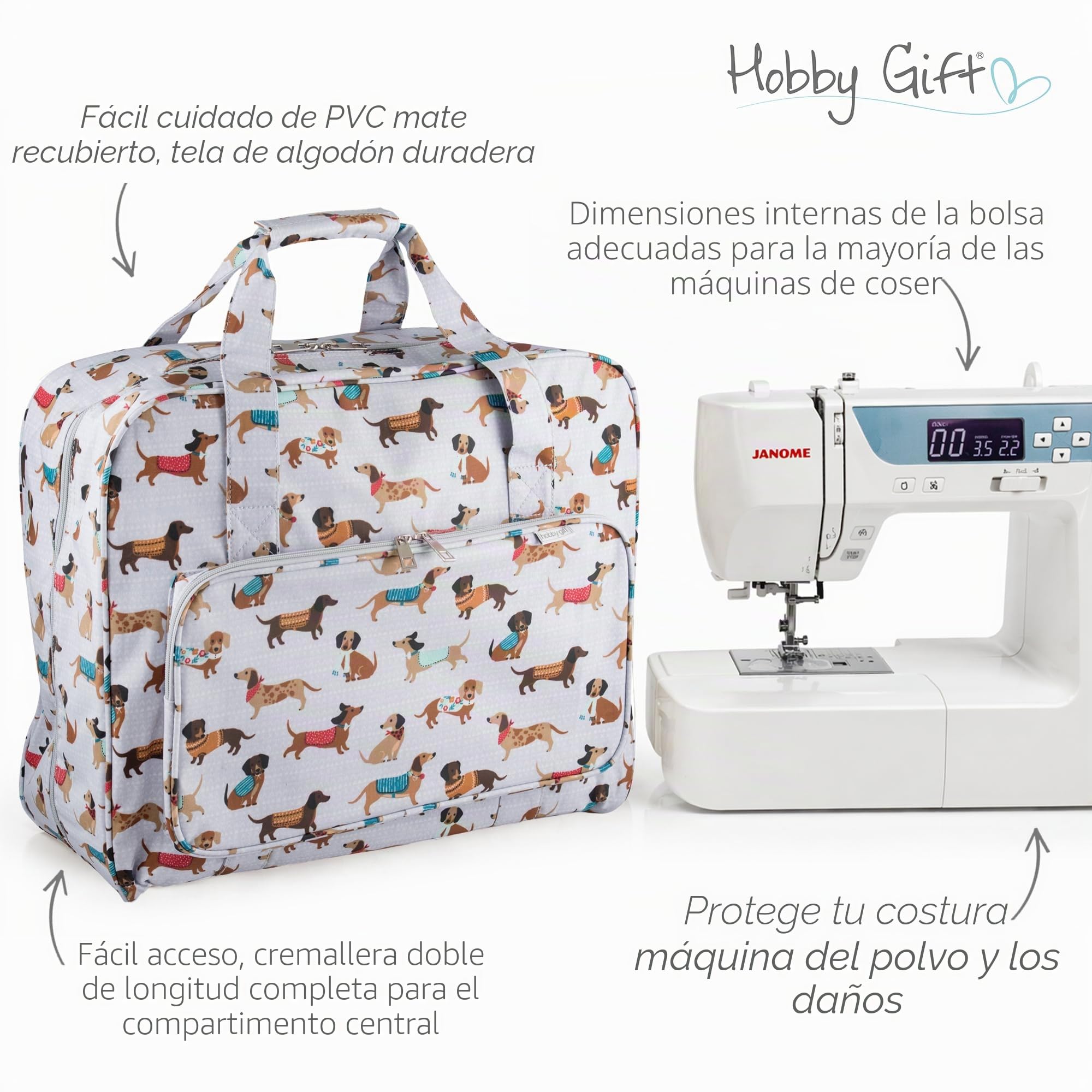 Hobby Gift Exclusiva Bolsa Mediana para máquina de Coser