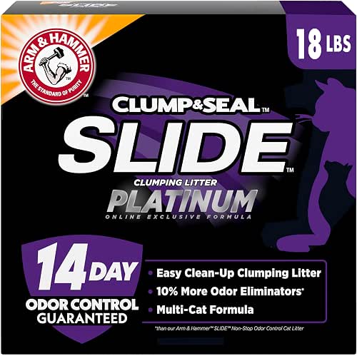 ARM & HAMMER Clump & Seal SLIDE Platinum Multi-Cat Clumping
