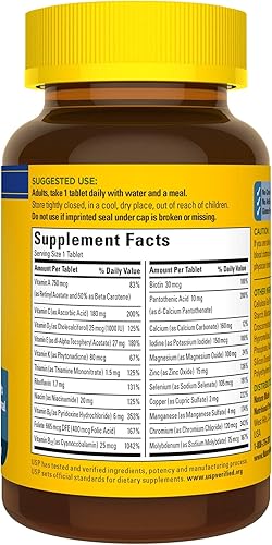 Miniatura 9 de Nature Made Multivitamínico para hombre, más de 50 tabletas, 90 unidades para apoyo nutricional diario