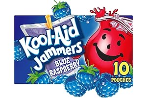 Kool-Aid Jammers: Blue Raspberry Flavored Kids 0% Juice Drink (10 Count Box,...