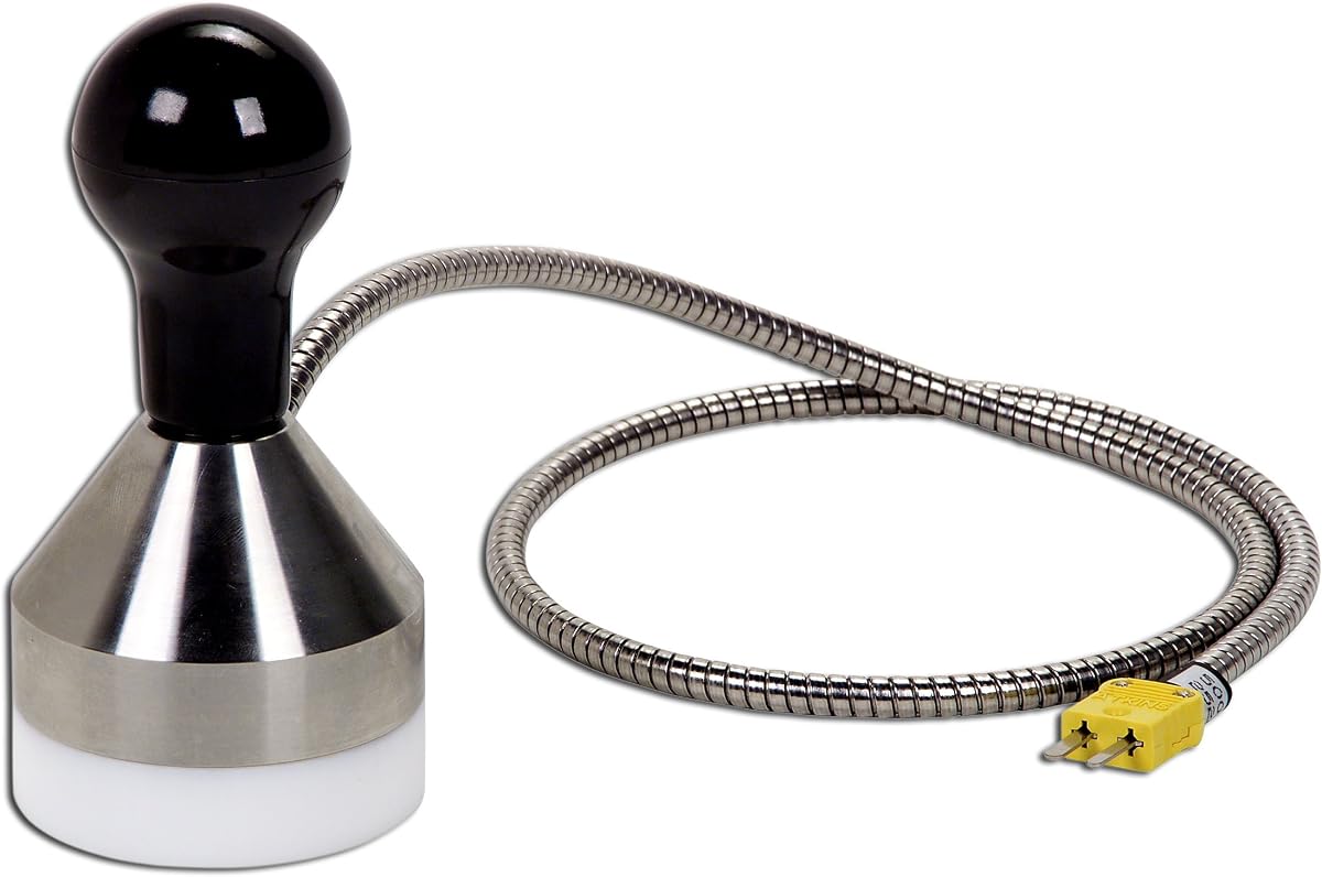 Cooper-Atkins 50014-K Weighted Griddle Surface Thermocouple Probe, Type K, -40 to 500 Degrees F Temperature Range