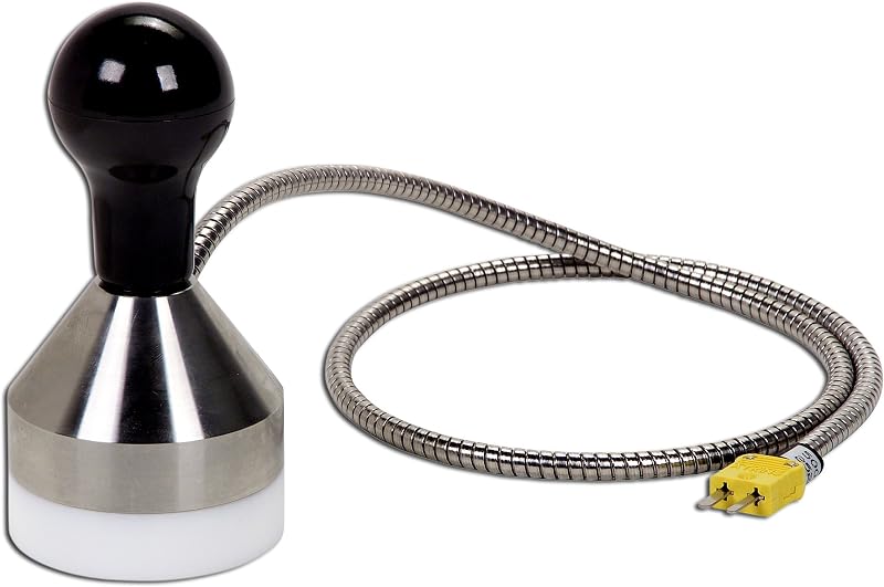 Cooper-Atkins 50014-K Weighted Griddle Surface Thermocouple Probe, Type K, -40 to 500 Degrees F Temperature Range