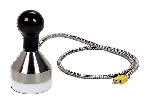 Cooper-Atkins 50014-K Weighted Griddle Surface Thermocouple Probe, Type K, -40 to 500 degrees F Temperature Range