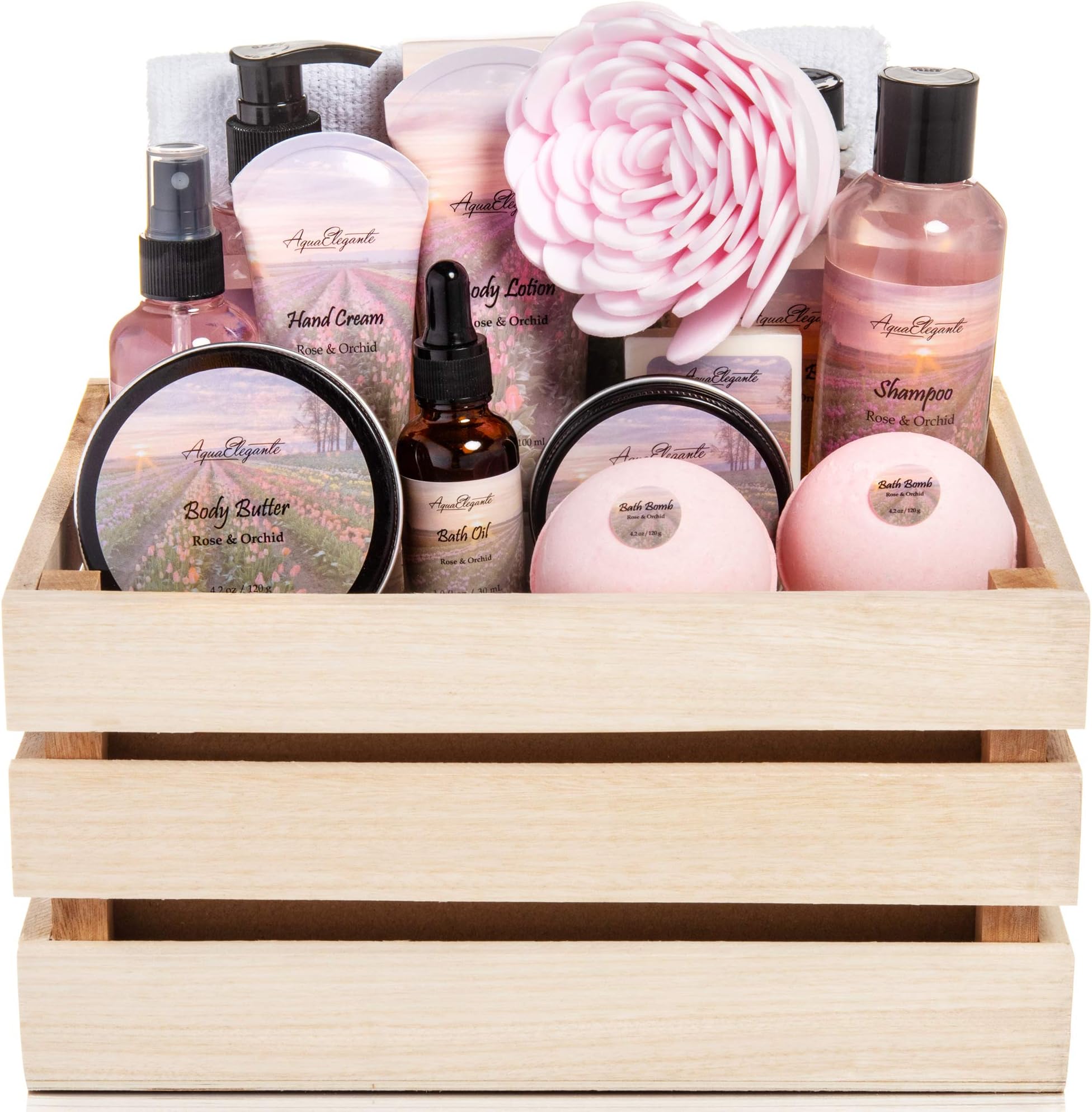 Spa Gift Baskets For Women Luxury Bath Set With Lavender