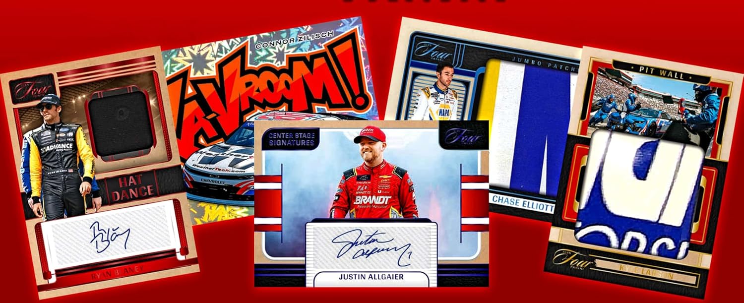 2025 Panini Turn Four Racing HOBBY box (4 cards/bx)