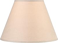 Vista 2 de Aspen Creative 32092A Pantalla de lámpara de construcción de araña con forma de imperio de transición en marrón medio, 9 pulgadas superior x 18