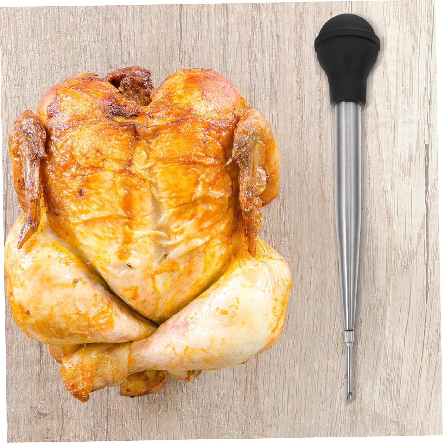 ABOOFAN 1Set Seasoning Injector Kit of Turkey Baster Marinade Injector for Barbecue Meat Cooking and Flavoring and for Deep Spice Infusion