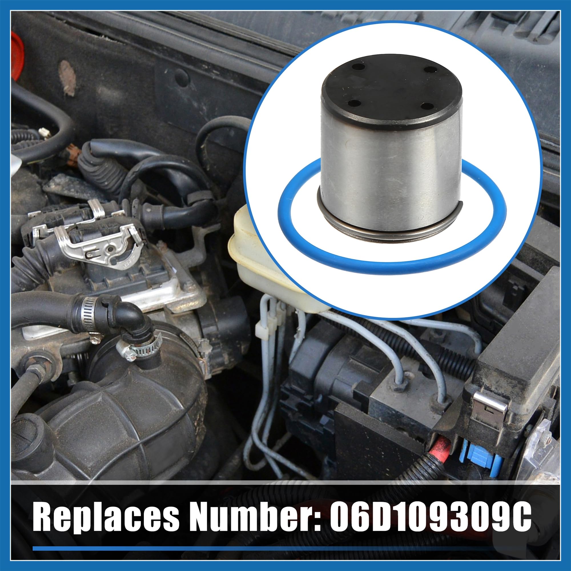 A ABSOPRO 1 Set Carburant Pompe Tappet Cam FolInférieur pour Audi 06D109309C Métal Caoutchouc Remplacement d'article