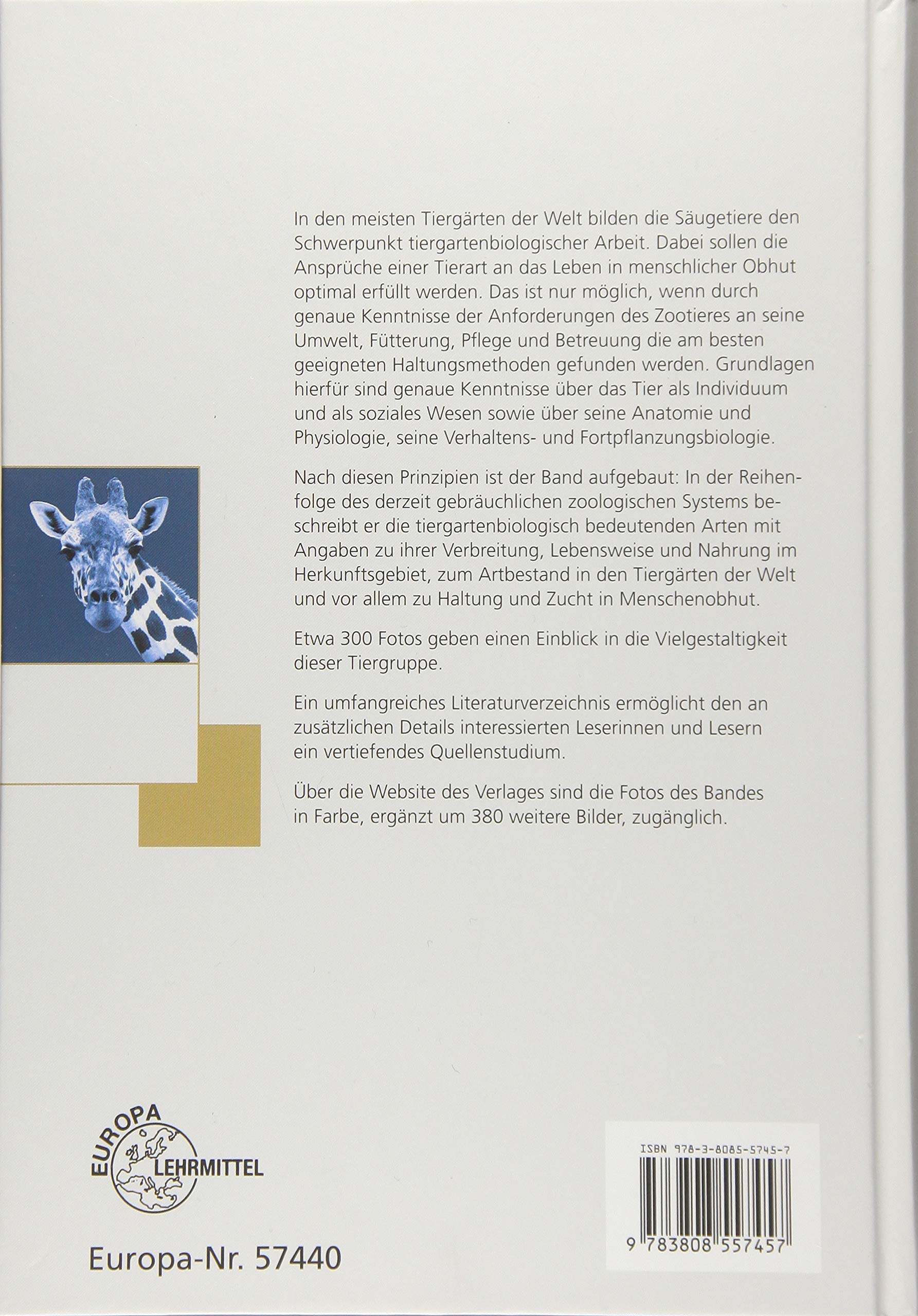 Zootierhaltung: Säugetiere