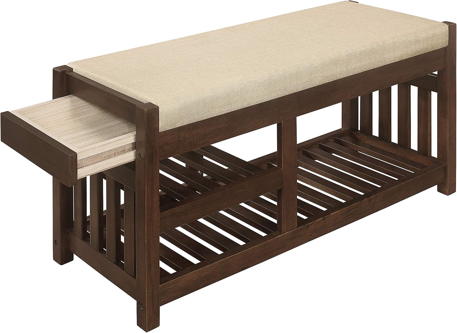 Lexicon Balmoral Bench, Dark Walnut