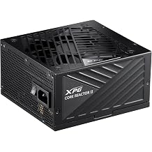 XPG CORE Reactor II, Modular Power, 1000 Watts | Stable power supply and quiet operation, fully modular cable design, 80+ gold certification, over-voltage protection