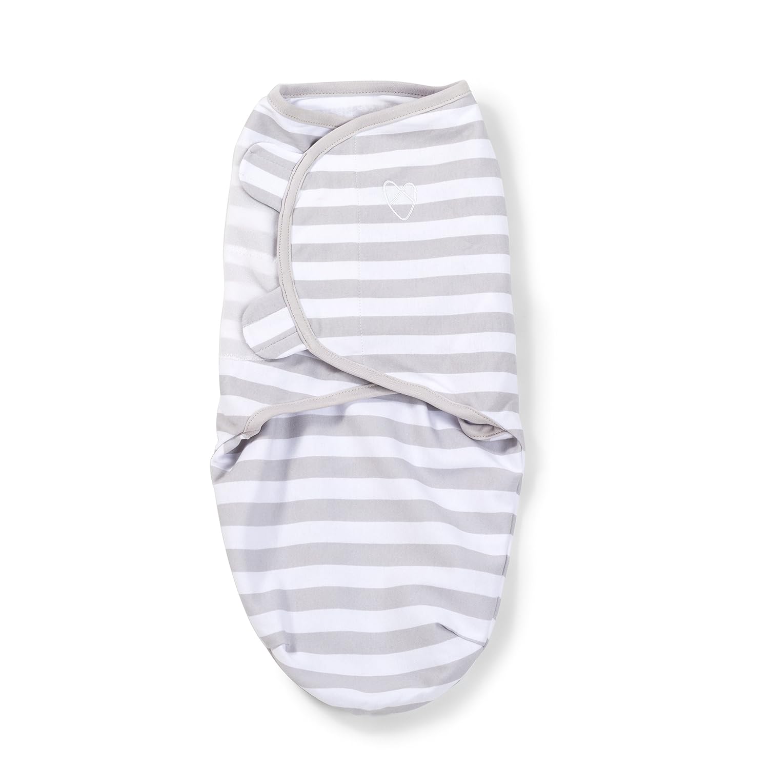 SwaddleMe Original Swaddle – Size Small, 0-3 Months, 2-Pack (Grey Dot Stripe)