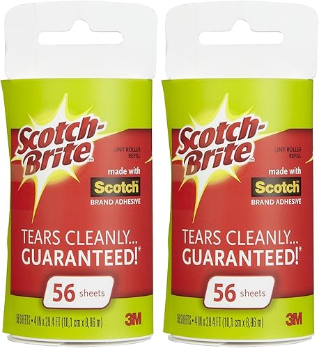 Scotch Recambio de rodillo de pelusa - 56 hojas - 2 paquetes