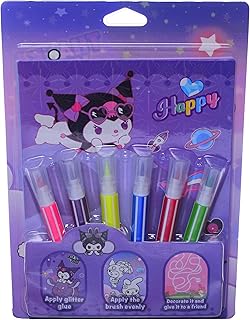 اقلام فرشاة الوان مائية لعمر 3 سنوات فما فوق، 6 قطع - متعددة الالوان