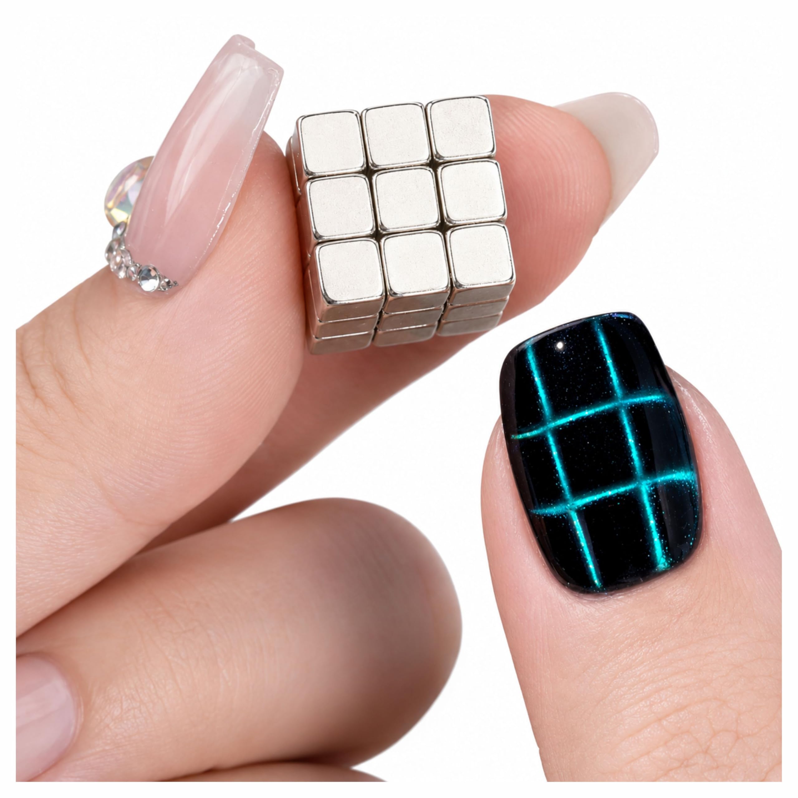cube nail  Buy SHILLS PROFESSIONAL Big Rubiks Cube Magnet SPN-708 for Cat Eye