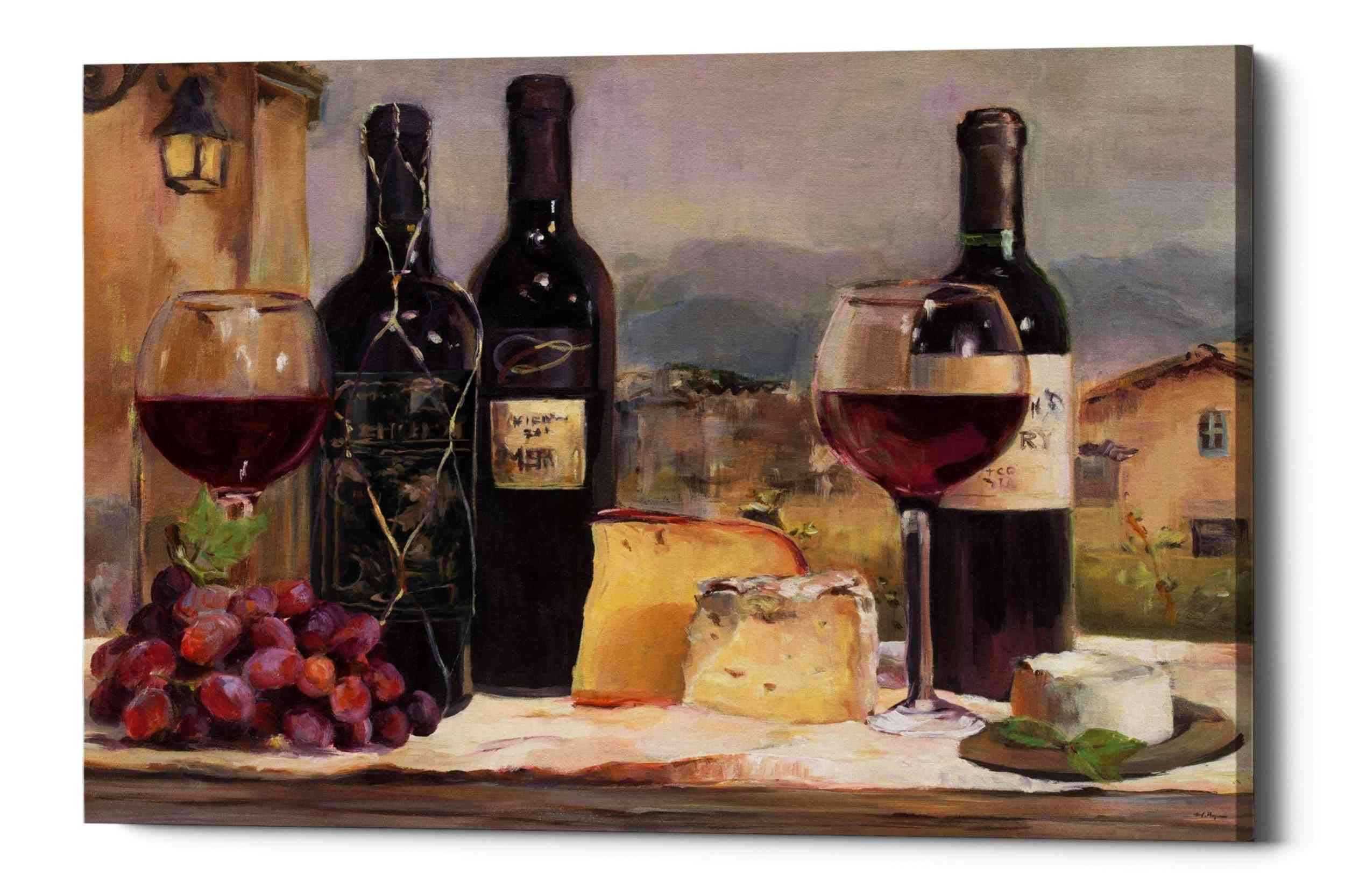 Epic Graffiti 'Villa Reds' by Marilyn Hageman, Canvas Wall Art, 12"x18"