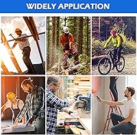 Vista 7 de OXG Juego de 6 gafas de seguridad tintadas para hombres y mujeres, gafas de protección ANSI Z87.1, gafas protectoras resistentes a los arañazos