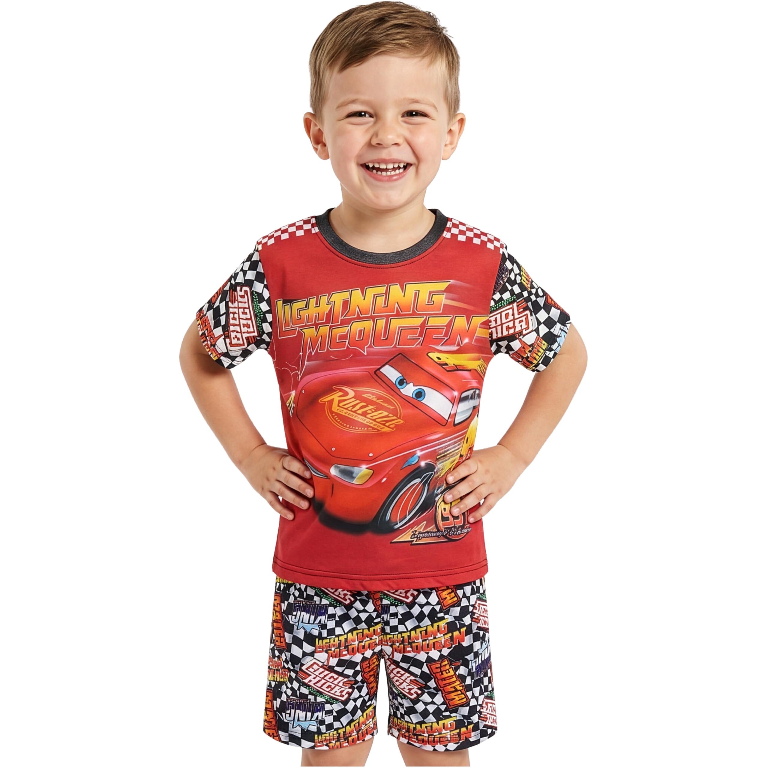 Bluey Disney Toy Story Cars Pijama Niño Bebe Manga Corta Verano Transpirable Ropa Dormir Regalos