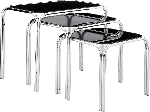 Premier Housewares Nest Of Tables Coffee Table For Living Room Living Room Tables Coffee Table Nest Tables Living Room 45.5 X 29.5 X 38 Cm Set Of 3