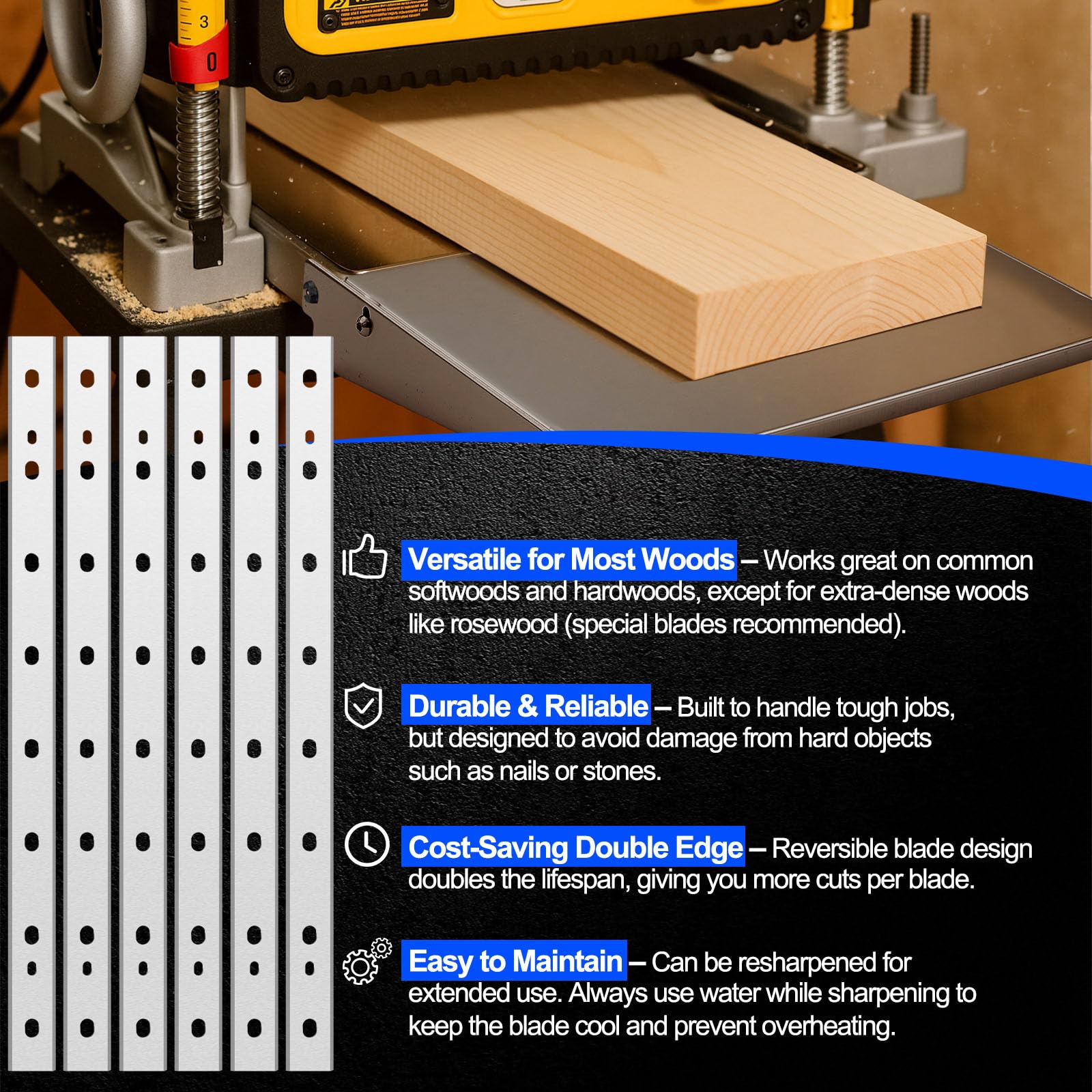 Otoolling Planer Tables - 2 Pack with Blades -6