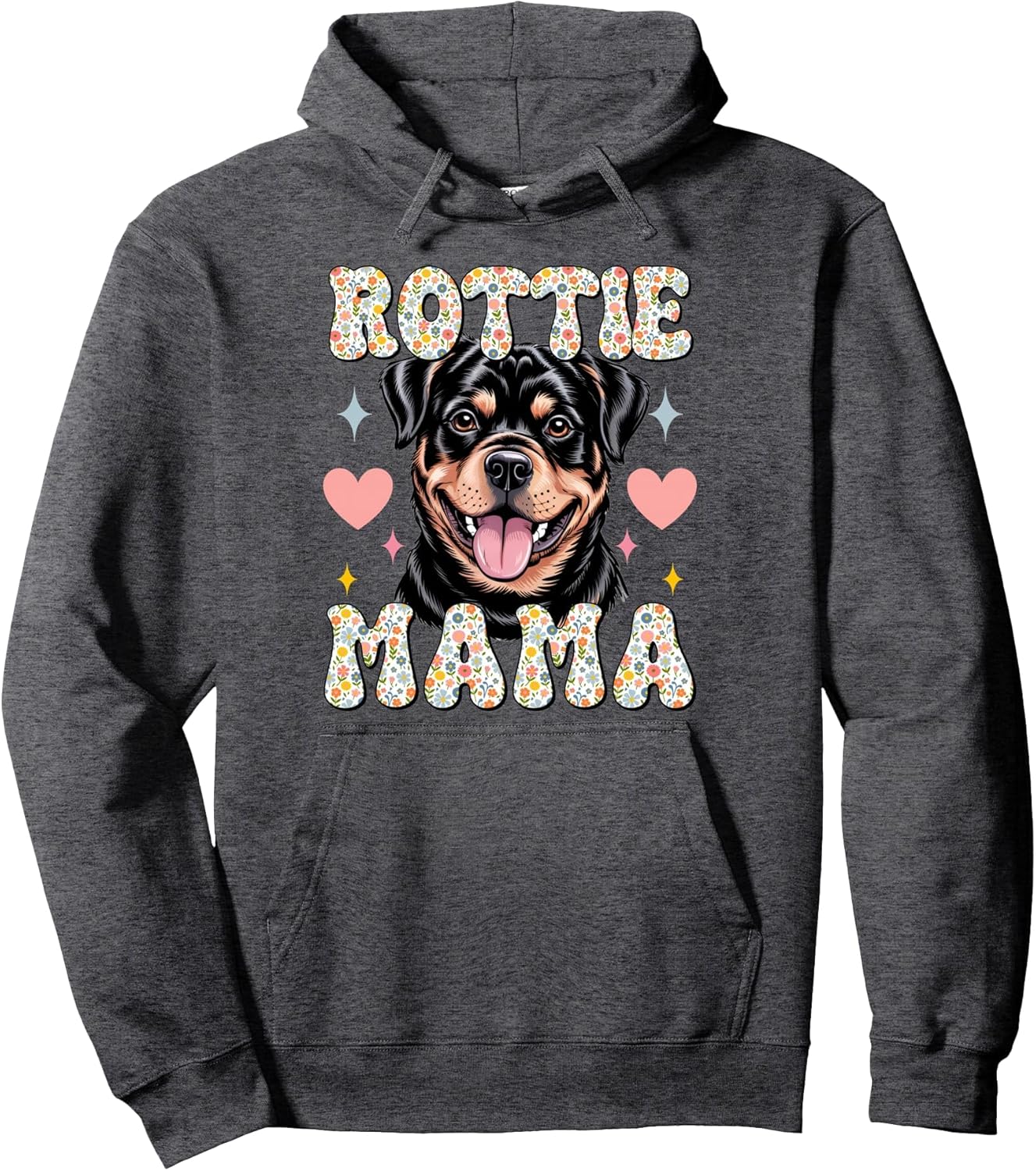 Cute Rottweiler dog owner tee women mom mama rottie funny Pullover Hoodie