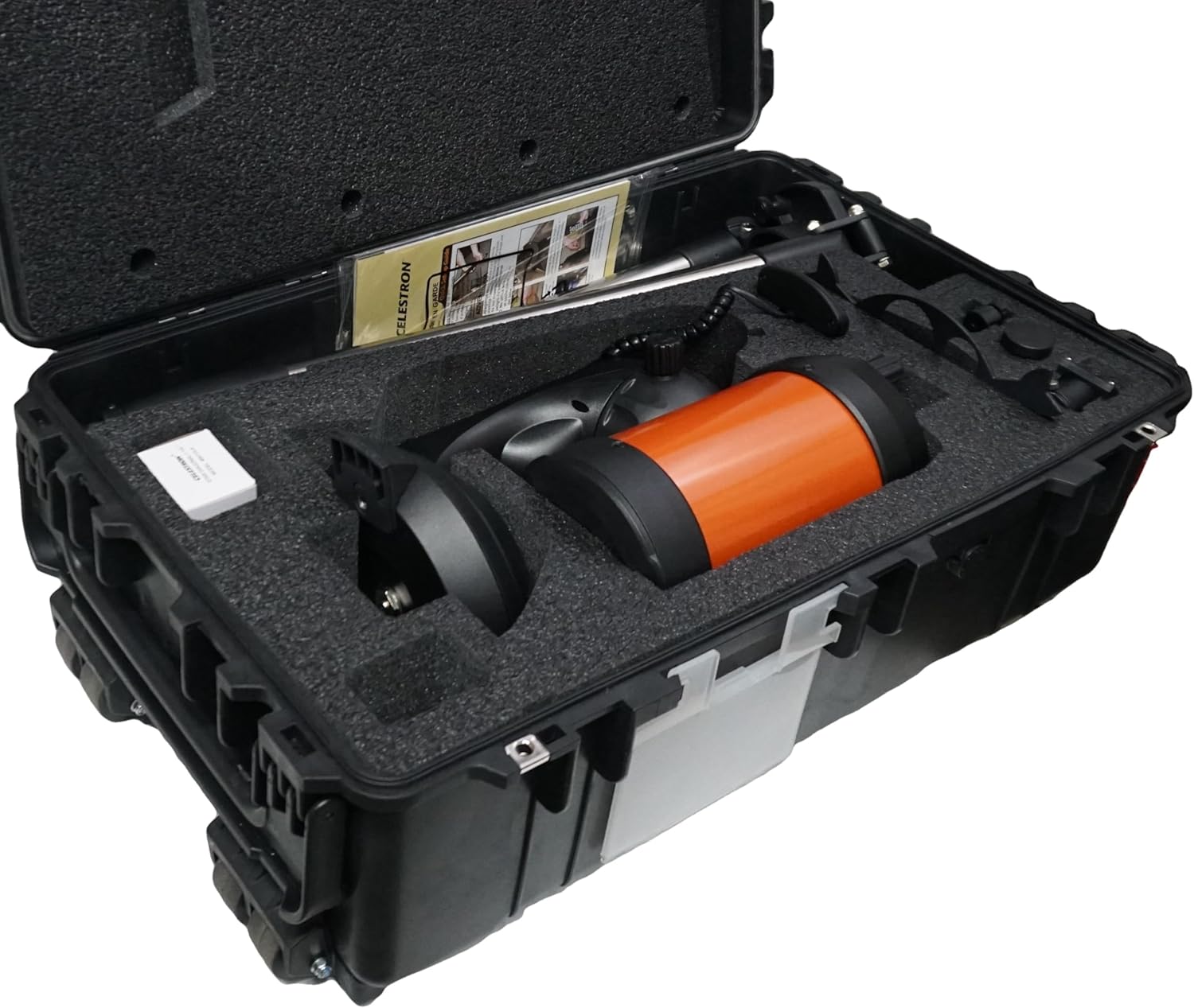 Case Club Case Fits Celestron NexStar 5SE Telescope, including Aperture, Mount, and Tripod. Hard-Shell, Waterproof, Travel Ready