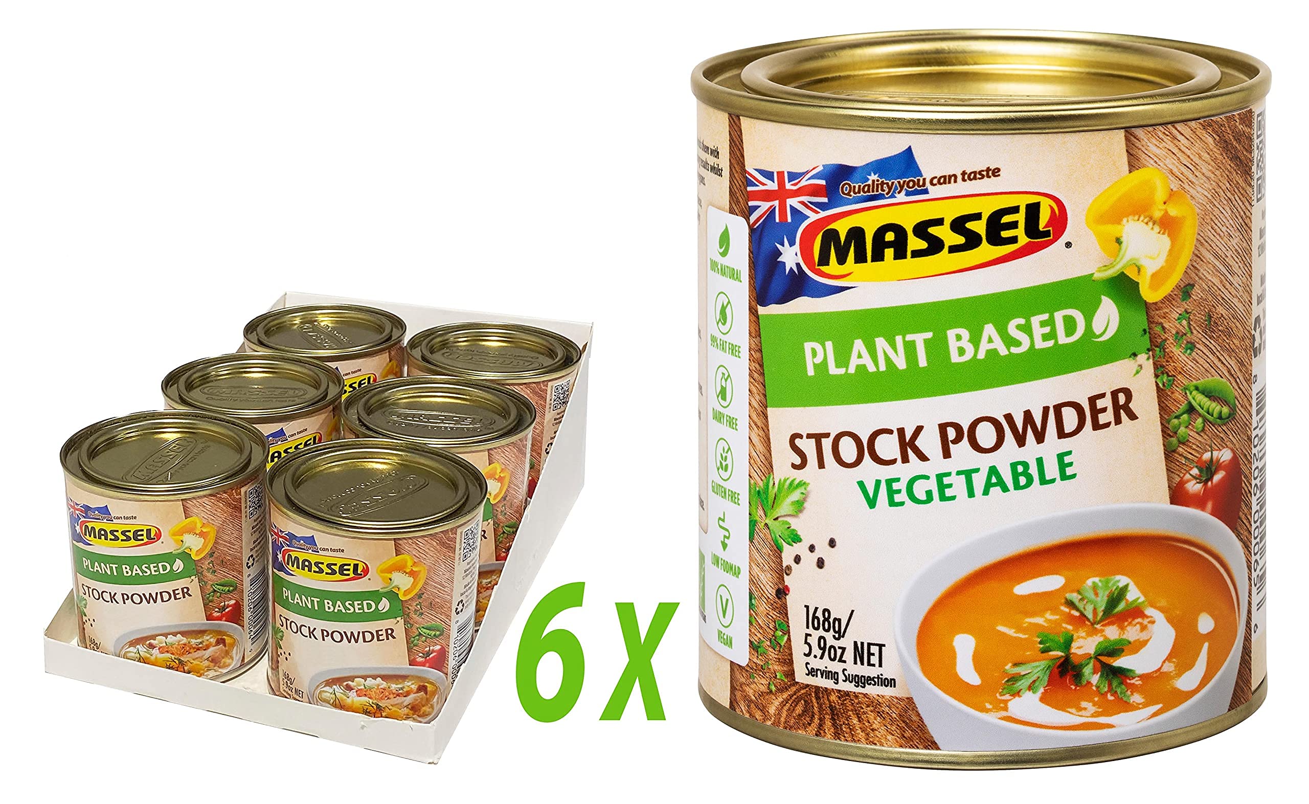 Buy Massel Vegetable Stock Powder Plant Based, Low FODMAP & Gluten