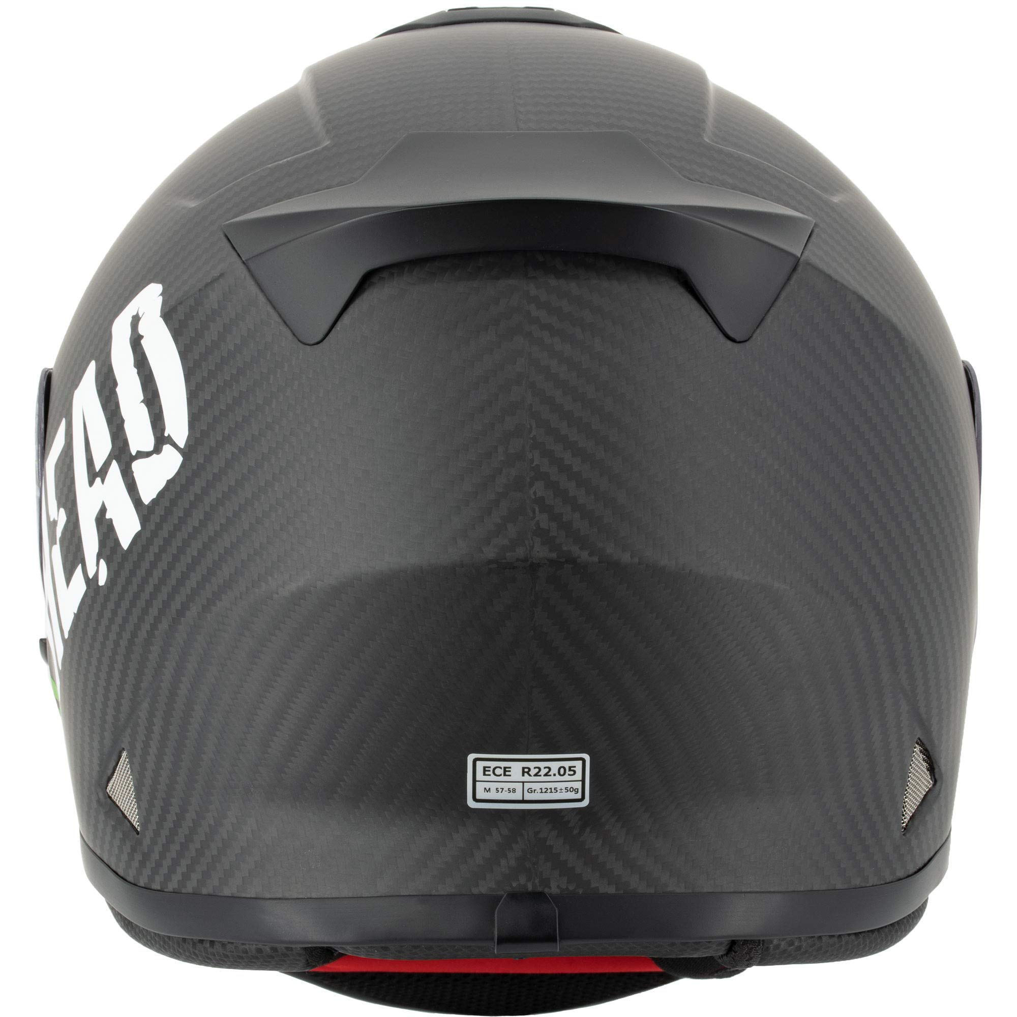 Broken Head BeProud Light Carbon Integralhelm | Extrem leicht ca. 1.050 Gramm, Carbonhelm, Für sportliches Fahren, Racing