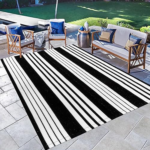 Miniatura 34 de Tiveney Tapete para puerta delantera, entrada exterior, 2 x 3 pies, alfombra de otoño para exteriores, alfombra lavable de algodón tejido de algodón