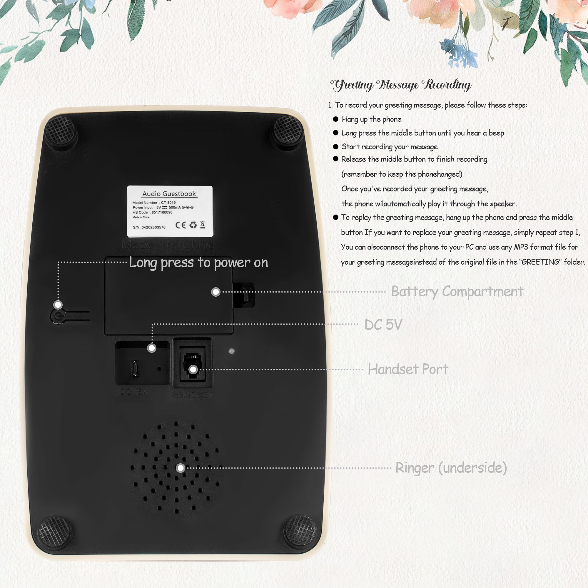 Gästebuch Alternative Telefon - Sprachnachrichten Für Gäste Audio