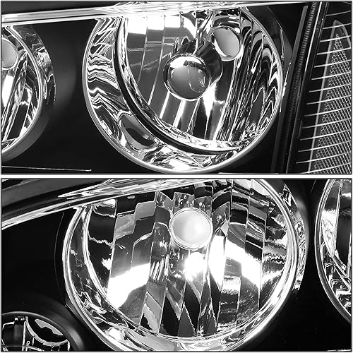 Miniatura 3 de Auto Dynasty Faro de esquina transparente con carcasa negra estilo OE + lámparas de esquina+kit de herramientas compatible con Dodge Charger 06-10