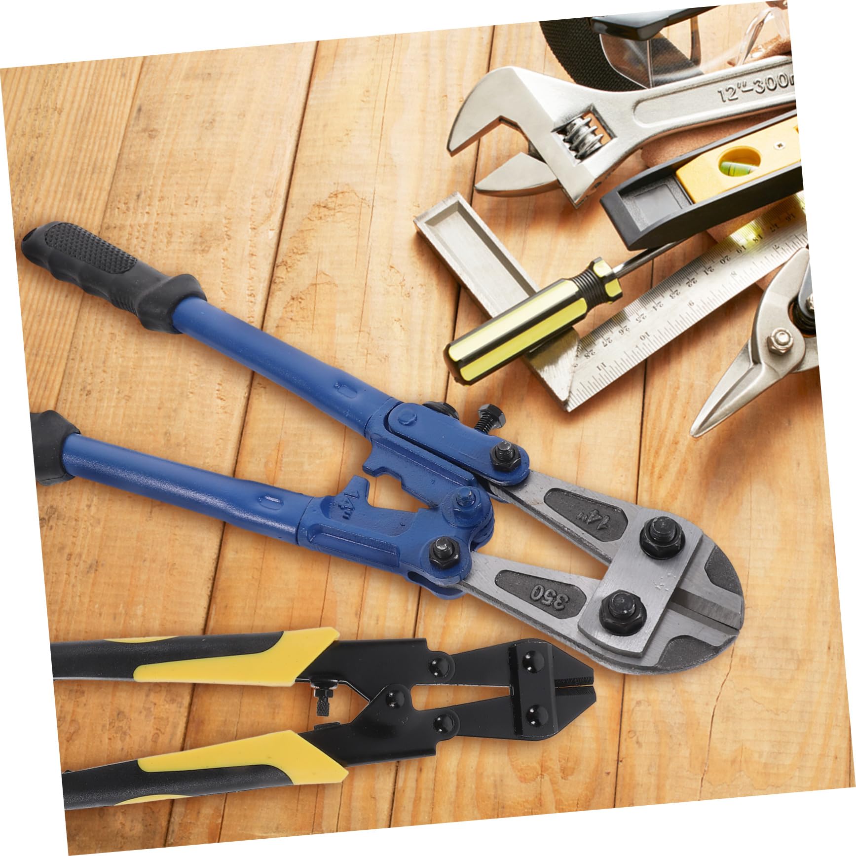 MAGICLULU Cizalla para Metal Ergonómica de Acero Diseño Cómodo y Fácil Corte de Chapa, Pack de 2 Piezas Adecuado para Uso Industrial y Profesional